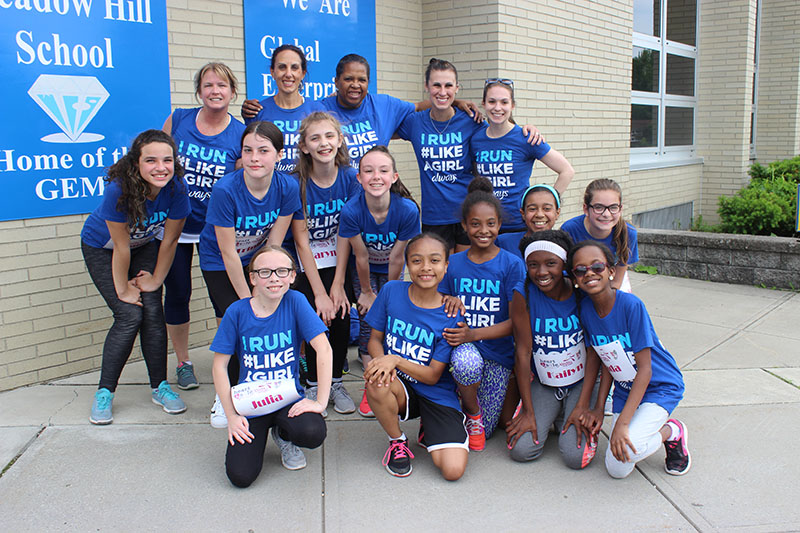 Meadow Hill Girls on the Run Team Tackles It’s First 5K News NECSD